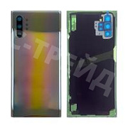 Задняя крышка для Samsung Galaxy Note 10+ (N975F) Серебро - Премиум