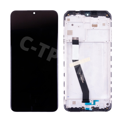 Дисплей для Xiaomi Redmi 9 (M2004J19G) модуль с рамкой Черный - OR (SP)