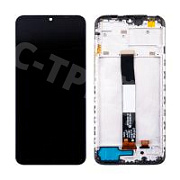 Дисплей для Xiaomi Redmi 9A/9C/10A (M2006C3MNG/220233L2G/M2006C3LG) модуль с рамкой Черный - OR