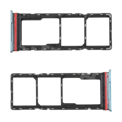 Держатель SIM для Tecno Spark 40C (KM4k) Голубой