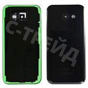 Задняя крышка для Samsung Galaxy A5 2017 (A520F) Черный - Премиум