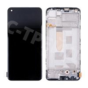 Дисплей для Realme 8 4G (RMX3085) модуль с рамкой Черный - (In-Cell)