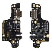 Шлейф для Xiaomi Redmi Note 9S/9 Pro (M2003J6A1G/M2003J6B2G) плата системный разъем/разъем гарнитуры/микрофон