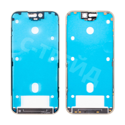 Рамка дисплея для iPhone 15 Pro (A3102) Черный - OR (Feaglet)