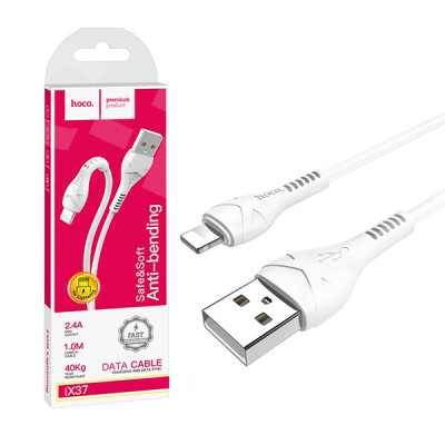 Кабель USB - Lightning Hoco X37 (2.4А) Белый