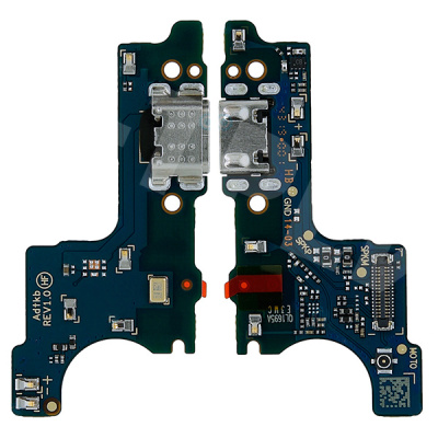 Шлейф для Samsung Galaxy A01/M01 (A015F/M015F) плата системный разъем/микрофон (узкий коннектор)