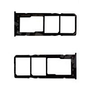 Держатель SIM для Samsung Galaxy M31/M21/M30s (M315F/M215F/M307F) Черный