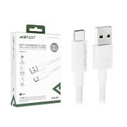 Кабель USB - Type-C Acefast C18-04 (3A, оплетка нейлон, 1.2 м) Белый