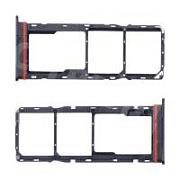 Держатель SIM для Samsung Galaxy A05 (A055F) Черный