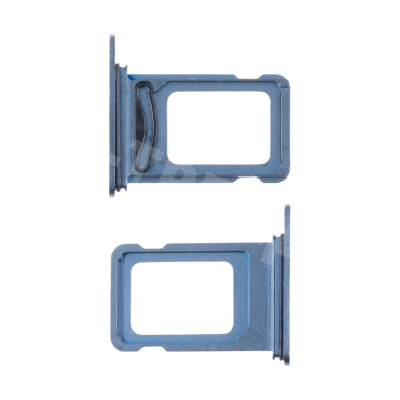 Держатель SIM для iPhone 15 Pro/15 Pro Max (2 Sim) (A3102/A3106) Синий