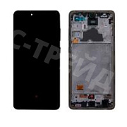 Дисплей для Samsung Galaxy A72 (A725F) модуль с рамкой Черный - OR (SP)