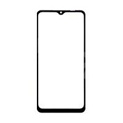 Стекло для переклейки Samsung Galaxy A12 (A125F) с OCA пленкой Черный - OR (Mitsubishi)