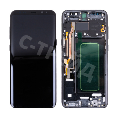 Дисплей для Samsung Galaxy S8+ (G955F) модуль с рамкой Черный - (OLED)