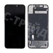 Дисплей для iPhone 11 (A2221) в сборе с тачскрином Черный - OR (Заменено стекло и тач)