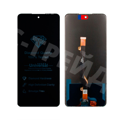 Дисплей для Tecno Pova 2 (LE7n) в сборе с тачскрином Черный - Оптима