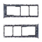 Держатель SIM для Tecno Spark Go 2024 (BG6) Черный