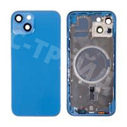 Корпус для iPhone 13 (A2635) (1 Sim) Синий - Премиум