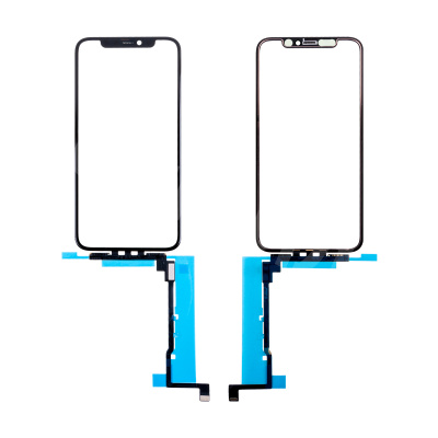 Стекло для переклейки iPhone 11 Pro (A2215) с OCA пленкой + тачскрин Черный - OR (Mitsubishi)