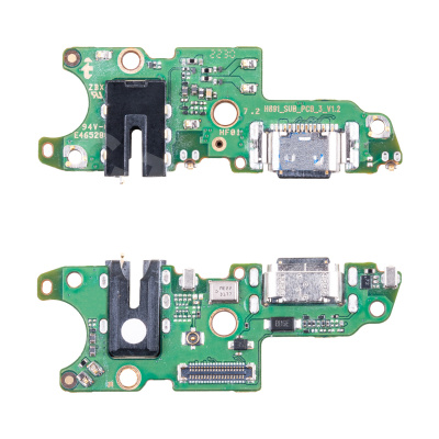 Шлейф для Infinix Zero 20 (X6821) плата на системный разъем/разъем гарнитуры/микрофон