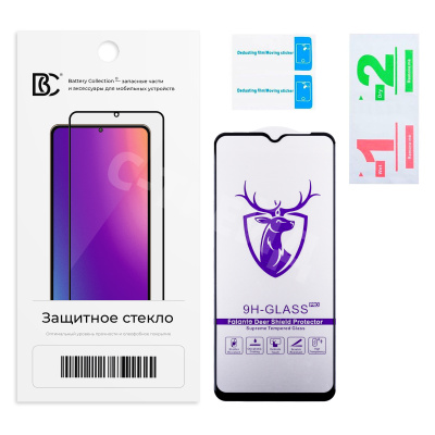 Защитное стекло "Премиум" для Realme C30/C30s/Narzo 50i Prime Черный