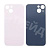 Задняя крышка для iPhone 13 (A2635) Розовый (стекло, узкий вырез под камеру, логотип) - Премиум