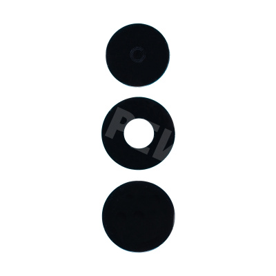 Стекло камеры для Tecno Spark 40 4G (KM5n) (комплект 3 шт.) Черный