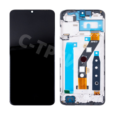 Дисплей для Infinix Smart 7 HD (X6516) модуль с рамкой Черный - OR