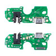 Шлейф для OPPO A38 (CPH2579) плата на системный разъем/разъем гарнитуры/микрофон