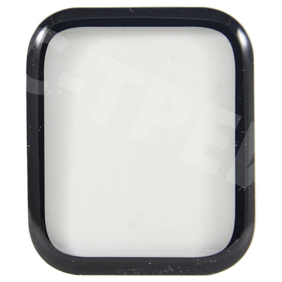 Защитная пленка "Полное покрытие" для Apple Watch 4/5/6/SE/SE 2022/SE 2023/SE 2024/SE 2025 (44 мм) Черный (силикон)