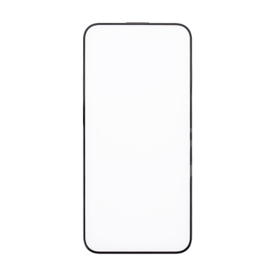 Защитное стекло с сеткой динамика для iPhone 15 Pro Max Черный