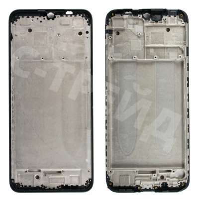 Рамка дисплея для Xiaomi Redmi 9A/9C/10A (M2006C3LG/M2006C3MNG/220233L2G) Черный (возможен дефект ЛКП)