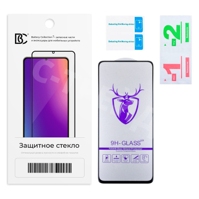 Защитное стекло "Премиум" для Xiaomi Redmi Note 11/11S 4G/12S/Poco M4 Pro 4G Черный