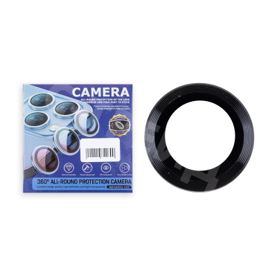 Защитное стекло линзы камеры для iPhone 17 (комплект 2 шт.) Черный