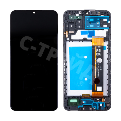 Дисплей для Samsung Galaxy A13 (A135F/A137F) модуль с рамкой Черный - OR Ref. (SP)