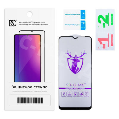 Защитное стекло "Премиум" для OPPO A5 2020/A9 2020/A31/Realme 5/C3/6i Черный