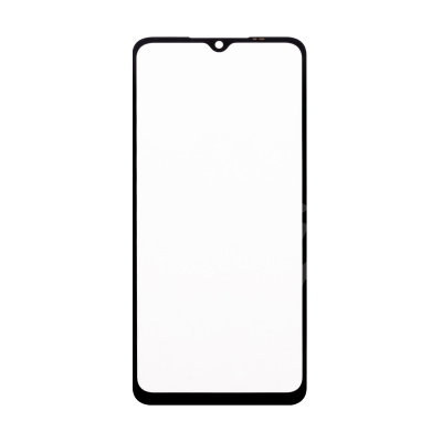 Стекло для переклейки Xiaomi Redmi 10C/Poco C40 (220333QNY/220333QPG) в сборе с OCA пленкой Черный - OR (Mitsubishi)