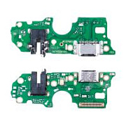 Шлейф для OPPO A96 (CPH2333) плата на системный разъем/разъем гарнитуры/микрофон