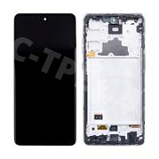 Дисплей для Samsung Galaxy A72 (A725F) модуль с рамкой Черный - (In-Cell)