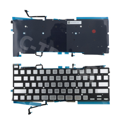 Подсветка клавиатуры для ноутбука MacBook Pro 13" A2251 (2020, прямой Enter RU) Черный
