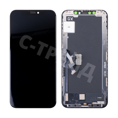 Дисплей для iPhone Xs (A2097/A1920) в сборе с тачскрином Черный GX