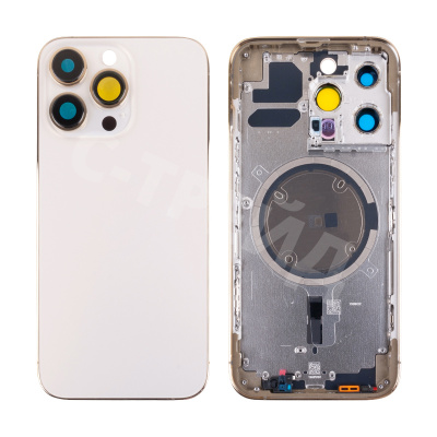 Корпус для iPhone 13 Pro (A2640) (1 Sim) Золото - Премиум