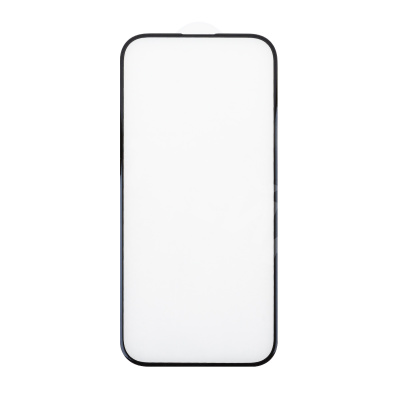 Защитное стекло "Оптима" для iPhone 16 Plus Черный (Закалённое, полное покрытие)