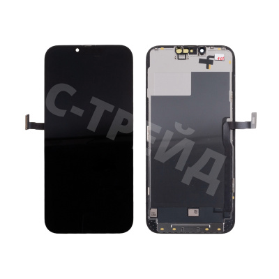 Дисплей для iPhone 13 Pro Max (A2645) в сборе с тачскрином Черный - (Hard OLED) Стандарт