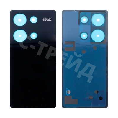 Задняя крышка для Xiaomi Redmi Note 13 Pro 4G (23117RA68G) Черный - Премиум
