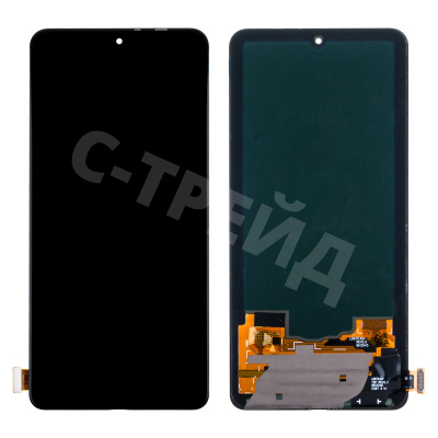 Дисплей для Xiaomi Poco F4 (22021211RG) в сборе с тачскрином Черный - (OLED)