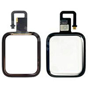 Стекло для переклейки Apple Watch 6 (40 мм) в сборе с тачскрином и OCA пленкой Черный - OR (Mitsubishi)