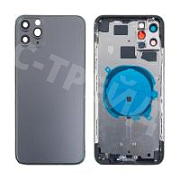 Корпус для iPhone 11 Pro Max (A2218) (1 Sim) Серый - Премиум
