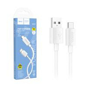 Кабель USB - Type-C Hoco X107 (3A) Белый