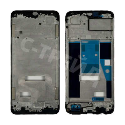 Рамка дисплея для Realme C61 (RMX3930) Черный (возможен дефект ЛКП)