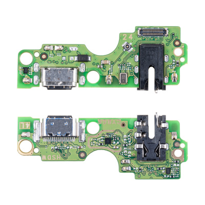 Шлейф для Tecno Spark Go 2024 (BG6) плата на системный разъем/разъем гарнитуры/микрофон - Премиум